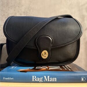 Vintage Coach Prairie Bag Black USA 1999 | Style 9954